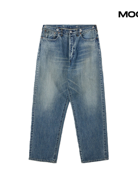 现货 A.PRESSE NO.22 WASHED WIDE DENIM 宽松锥形牛仔裤 25FW