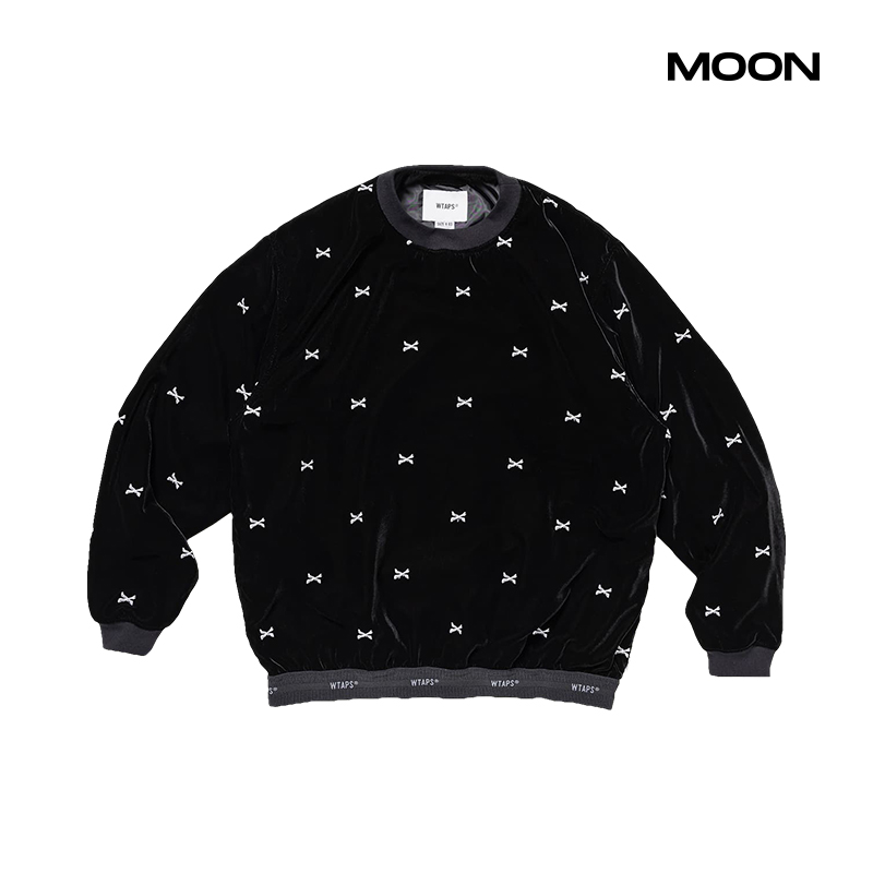 骨头街头刺绣套头卫衣wtaps