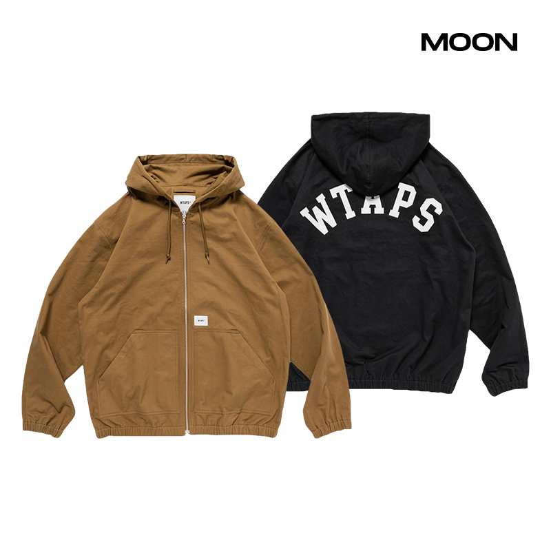 wtaps连帽宽松logo夹克24FW