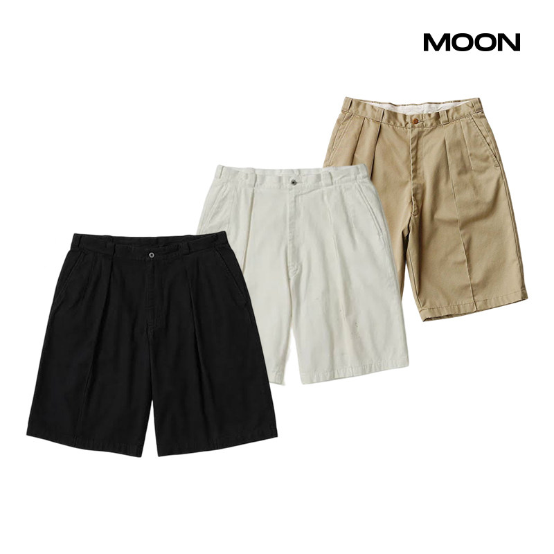 现货 A.PRESSE VINTAGE CHINO SHORTS 工装短裤 26SS - 实物图