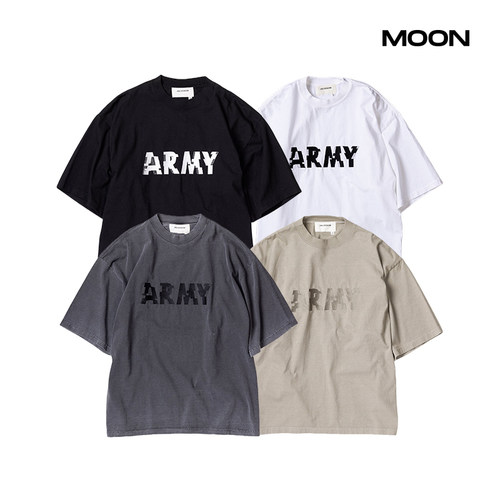 ANACHRONORMARMY刺绣短袖T恤