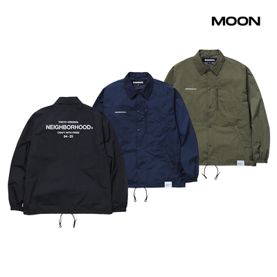 现货 NEIGHBORHOOD WINDBREAKER JACKET-2 防风防水教练夹克25SS