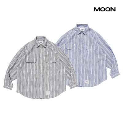 WTAPSWCPO02竖条纹长袖衬