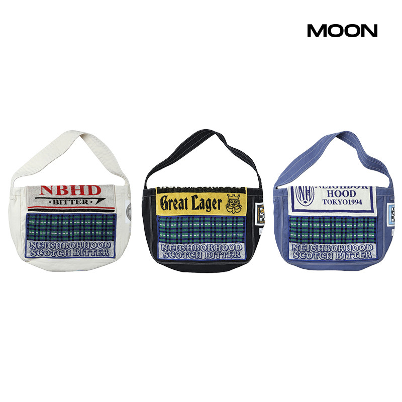 现货 NEIGHBORHOOD NEWSPAPER BAG MOD 邮差单肩背包 25FW,运动包/户外包/配件,单肩背包,淘宝优惠券,粉丝福利购,淘宝优惠卷