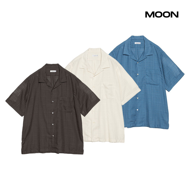 现货 NANAMICA Open Collar Panama S/S Shirt巴拿马衬衫 26SS
