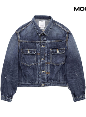 现货 VISVIM SS 101X JKT DMGD-1010 牛仔夹克 25FW