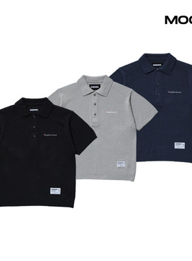 NeighborhoodKNITPOLO刺绣短袖