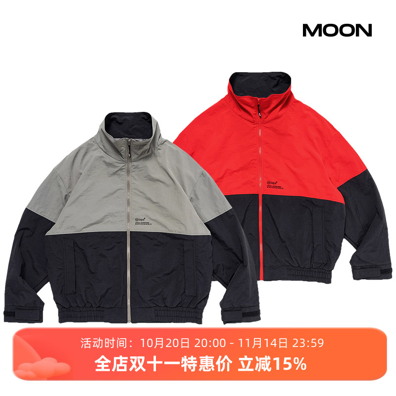 WTAPS立领宽松拼接运动服夹克