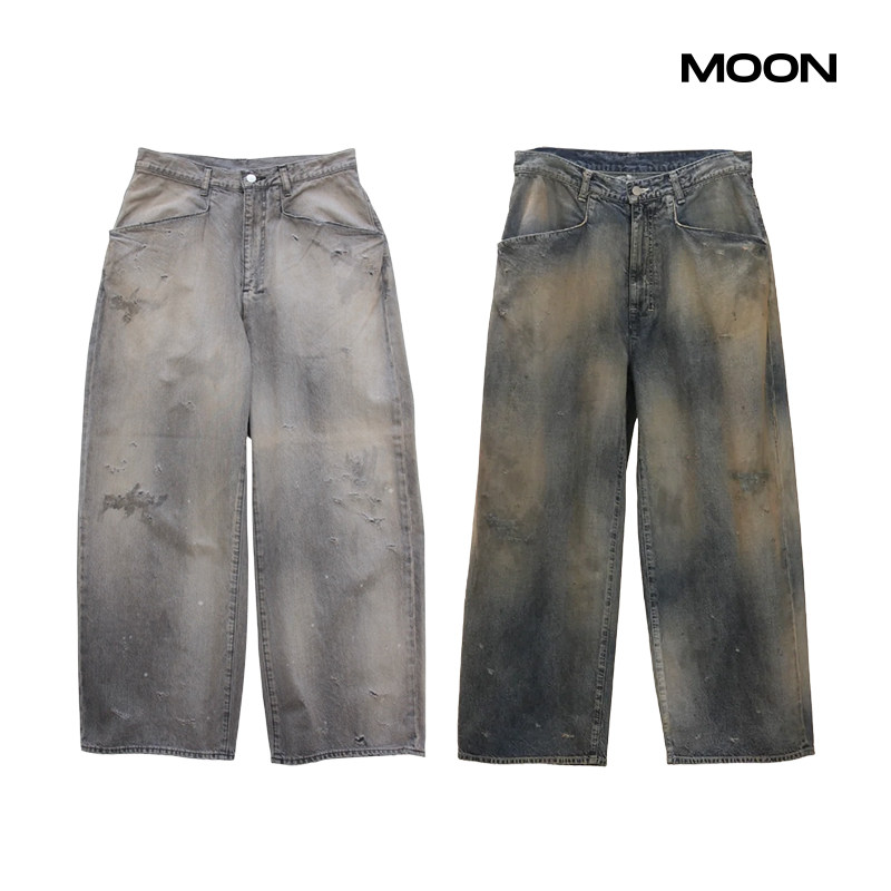 ANCELLMDENIMWIDE牛仔裤