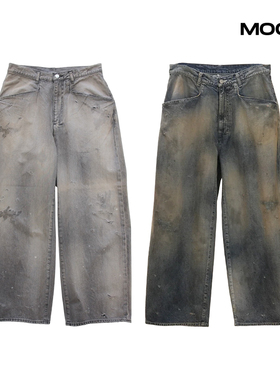 现货 ANCELLM DENIM WIDE SLACKS 宽松水洗牛仔裤 25FW