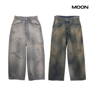 现货 ANCELLM DENIM WIDE SLACKS 宽松水洗牛仔裤 25FW