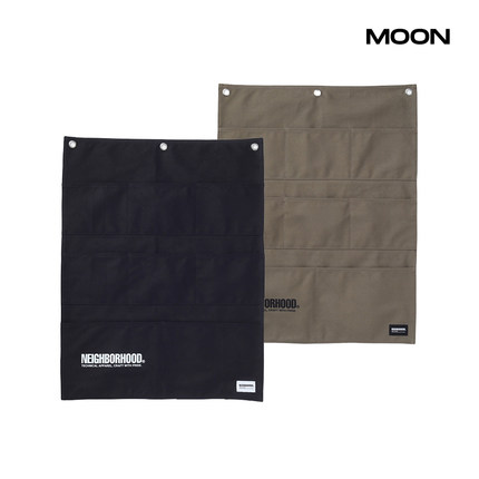 现货 NEIGHBORHOOD WALL POCKET 挂墙收纳袋 25SS