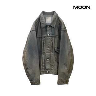 现货 ANCELLM AGING DENIM JACKET 牛仔夹克 25FW