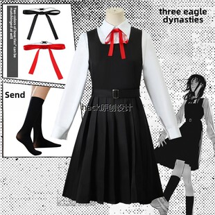 电锯人三鹰朝cos服炼锯人战争恶魔校服制服动漫cosplay服装女衣服