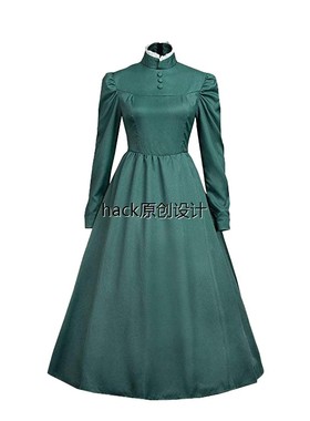 苏菲cos服 哈尔霍尔cosplay服 蓝色连衣裙女装动漫角色扮演服长裙