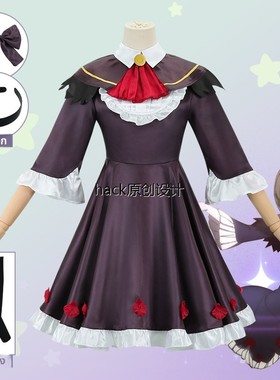 魔法少女小圆晓美焰cos服魔女之夜的回天礼服裙cosplay服装女假发
