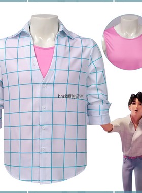 猎魔女团cos服 沙加男孩恶魔男团Jinu动漫全套cosplay服衬衣