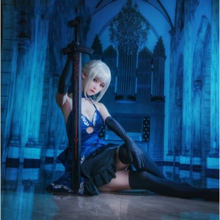 Alter fate cosplay黑saber cos一破礼服吾王cos阿尔托莉雅cos