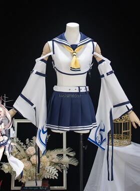 碧蓝航线cos服凌波水手制服游戏cosplay二次元动漫表演服全套衣服