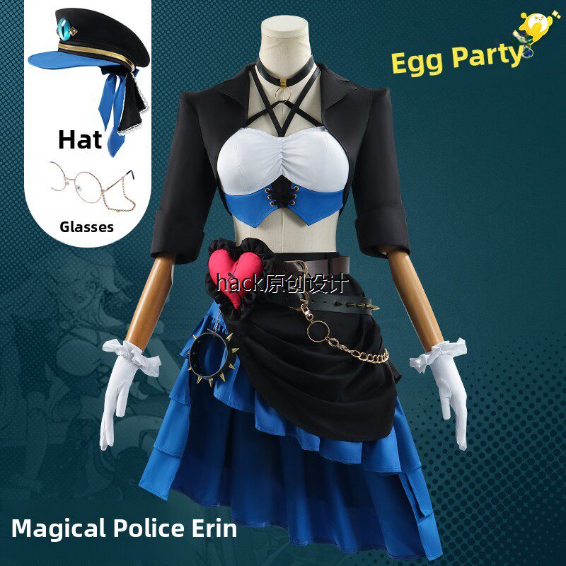 鸡蛋男孩派对Cos服装魔兽艾琳逃脱恐怖之夜追逐者万圣节游戏Cospl