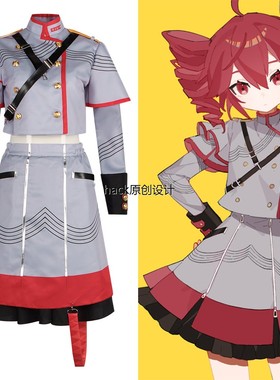 虚拟主播UTAU Synthesizer V 重音Teto COS服装女裙洋装