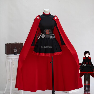 RWBY四色战记cos服小红帽战斗服cosplay二次元动漫服全套装衣服女