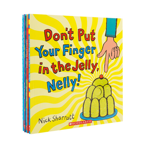 毛毛虫点读绘本 Nick Sharratt 创意脑洞游戏绘本套装4册小彼恩点读版 幼儿早教启蒙英文原版绘本