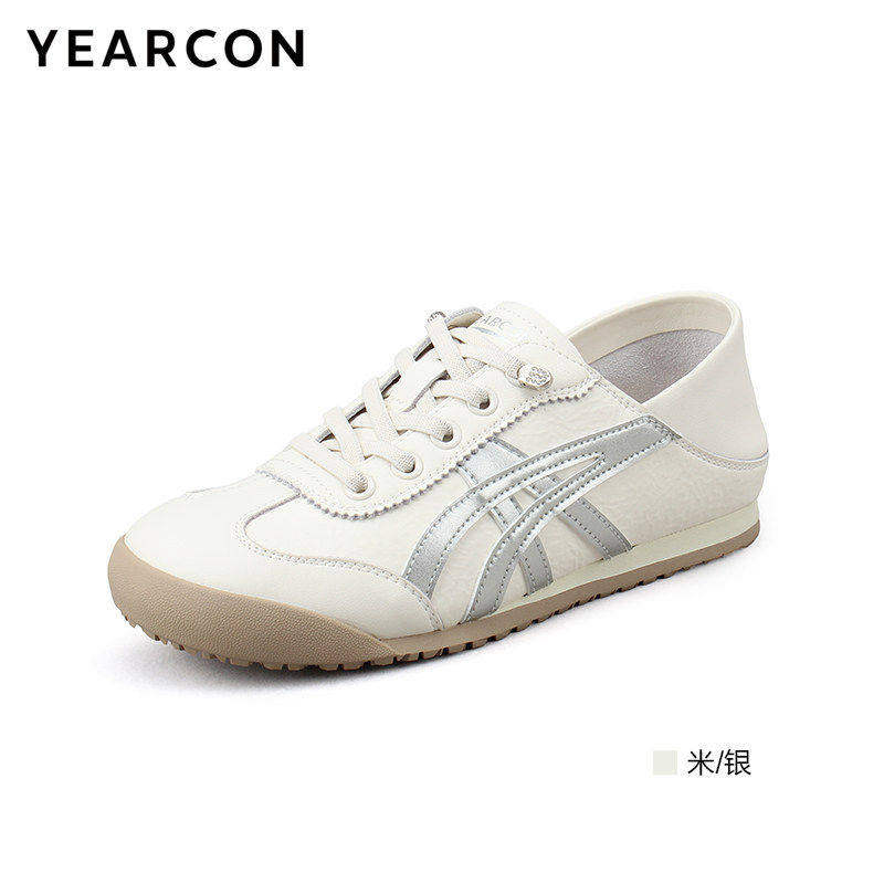 意尔康女鞋2025秋季平底德训鞋