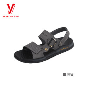 意尔康男士夏季软底两穿沙滩凉鞋