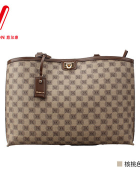 意尔康女包2025秋季新款时尚单肩包女通勤托特包大容量56Y29906