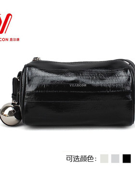 意尔康SSSS秋季新款女包时尚都市简约单肩斜挎波士顿包S6Y20172