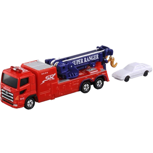 TOMY多美卡合金小汽车模玩具132号横滨消防局救援工作拖车981695