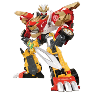 TOMY多美卡地球先锋队EG02猛狮黑豹变形汽车救援机器人男玩具野牛