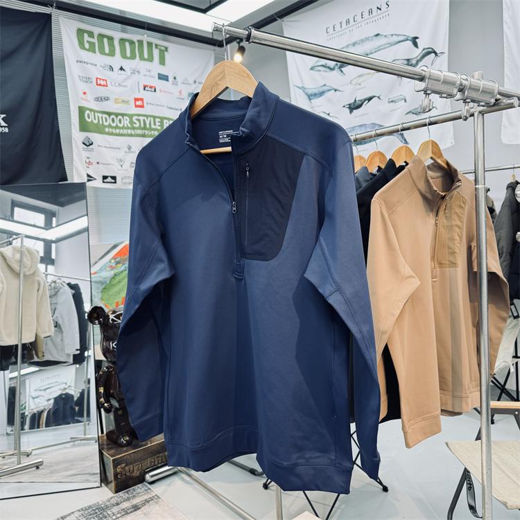 袅系吸湿速干暖绒3D立裁抓绒衣男