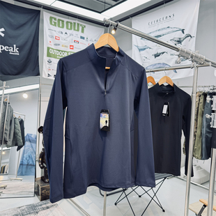 超声波无痕压胶3D立裁男女通用动态暖绒吸湿排汗户外长袖 速干T恤