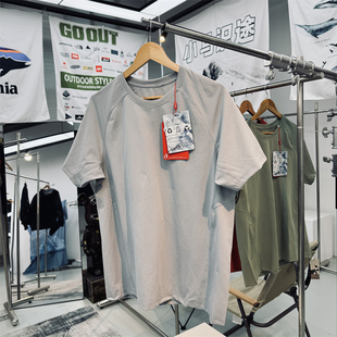 横纹肌理吸湿透气排汗男女通用户外登山徒步休闲通勤短袖 速干T恤