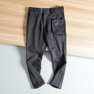 休闲裤 奢品单售完无补 春季 锥形男士 riril拉链立体口袋全棉修身