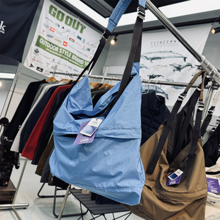 轻量化耐磨防泼水面料男女通用户外山系休闲包拎包单肩包斜挎包