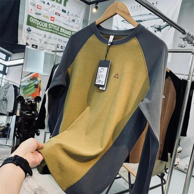 双面德绒运动户外卫衣圆领套头