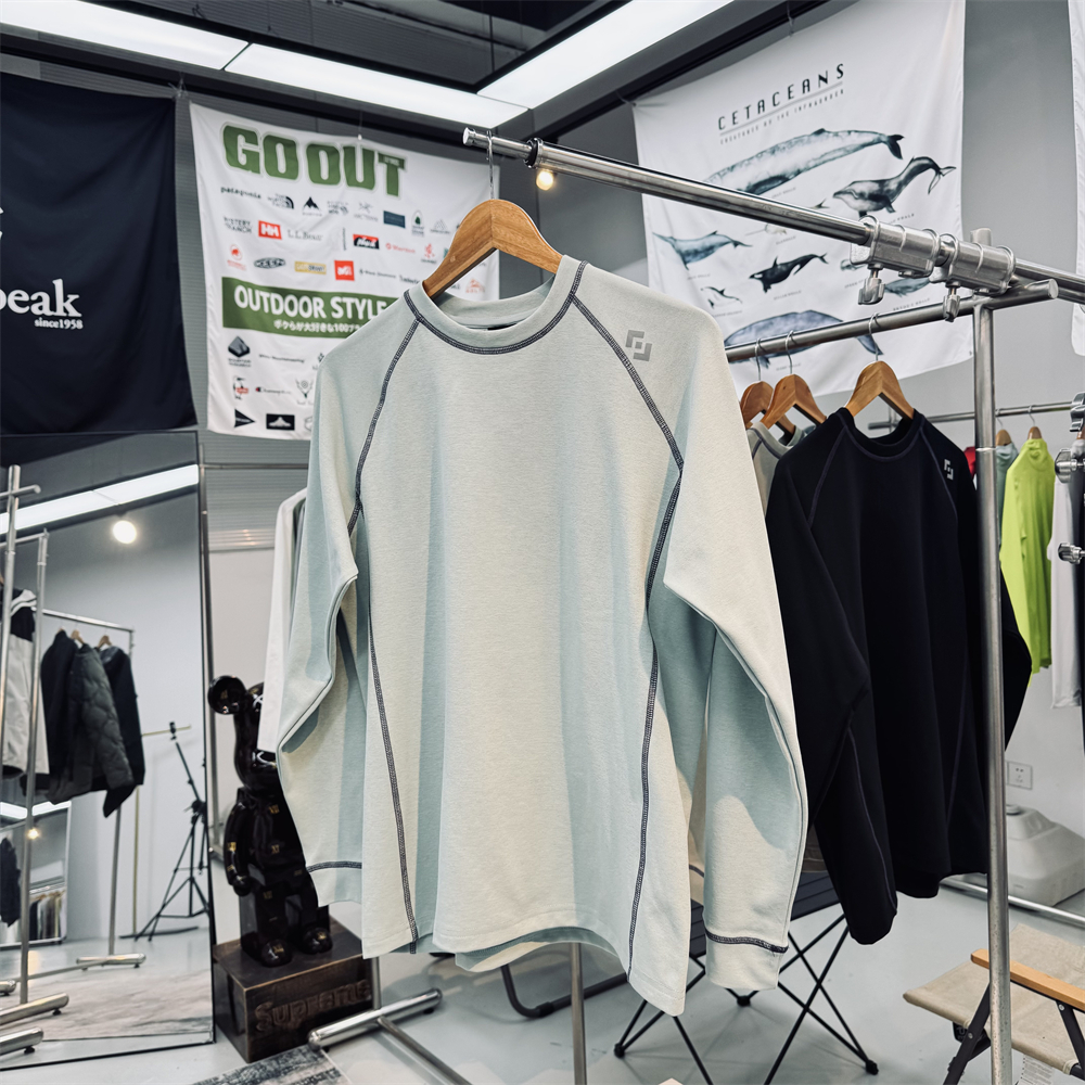 吸湿透气速干户外山系休闲卫衣