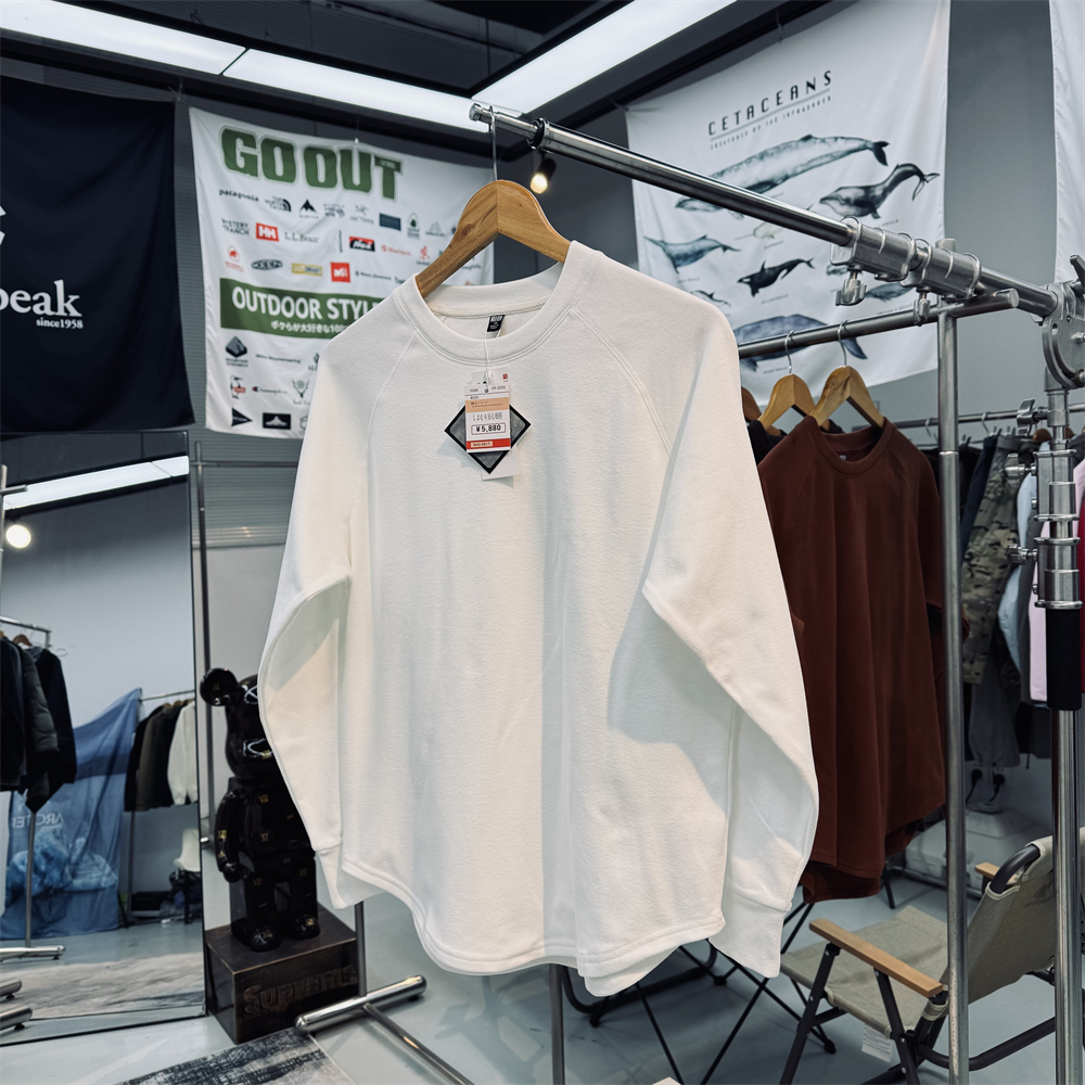 户外打底层动态保暖德绒抓绒衣