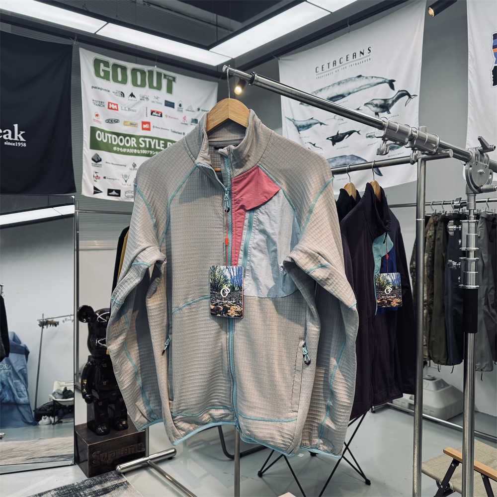 山系机能动态暖绒户外抓绒衣开衫