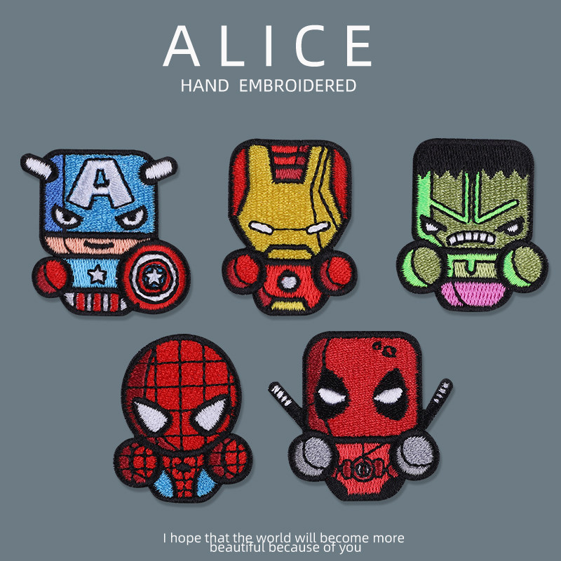 超级队长3衣服自粘刺绣贴补丁贴手帐收纳DIY修饰补破洞装饰布贴,居家布艺,布贴,淘宝优惠券,粉丝福利购,淘宝优惠卷