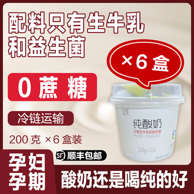 0蔗糖纯酸奶原味孕妇宝宝