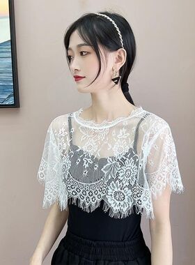 夏季蕾丝罩衫新中式无袖