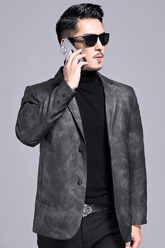 B9628钱塘2020-3冬季男士羽绒服90白鸭绒休闲西装加厚外穿P195,男装羽绒服,钱塘207-3