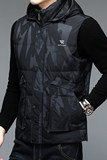 V1059钱塘2020-3冬季男士休闲马甲羽绒服灰鸭绒连帽保暖冬季P150，男装羽绒服，钱塘207-3