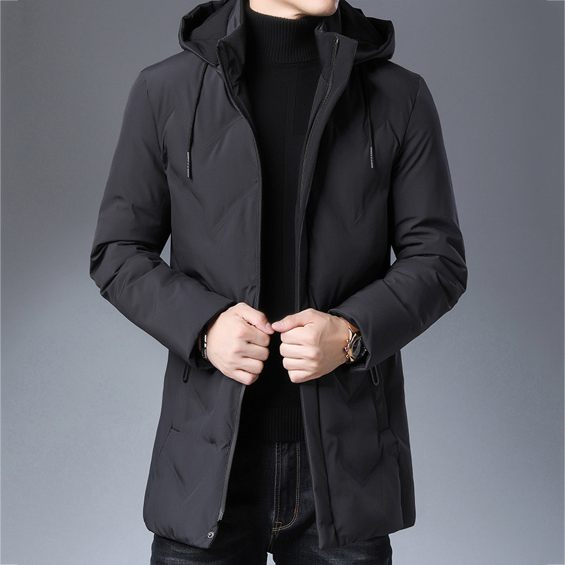 N1988钱塘2020-3跑量冬季男棉服加厚保暖休闲中年大码连帽P100图片
