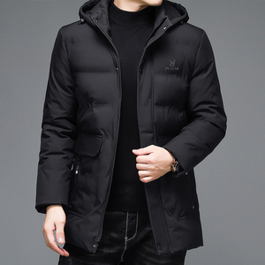 N2188钱塘2020-3跑量冬季男士棉服加厚休闲中年大码连帽中年P100图片