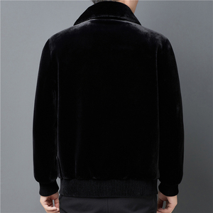 W6051钱塘2020-3金貂绒冬季男士貂毛夹克高端纯色辅料F225图片
